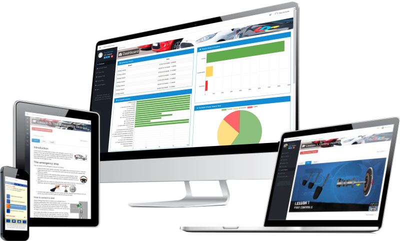 LD System and online driving Theory and Hazard Percetion Test Hub photograph